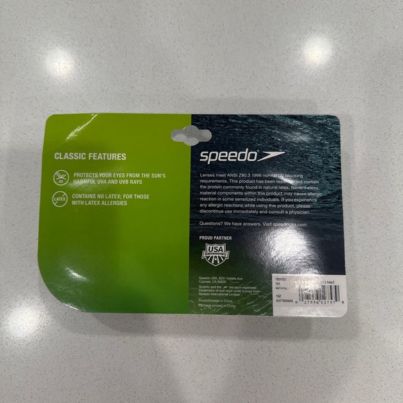 NEW Speedo Kids' Sunny Vibes Swim Goggles sz 3-8 Black - Picture 2 of 2